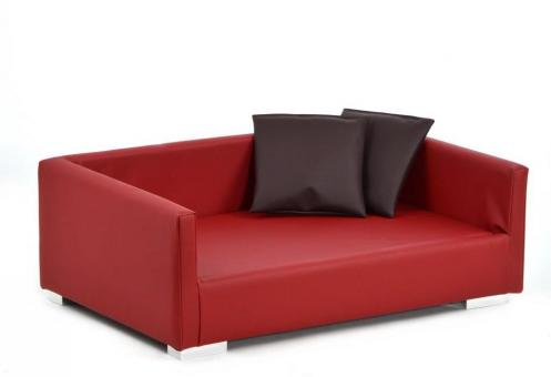 SILVIO DESIGN Tiersofa Lucky ca. 70 x 40 x 20 cm, rot 