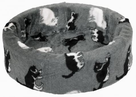 Nobby Plüschbett 50cm in grau 