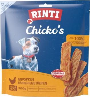 RINTI Chicko Megapack Knusprige Hähnchenstreifen für Hunde 500 g 