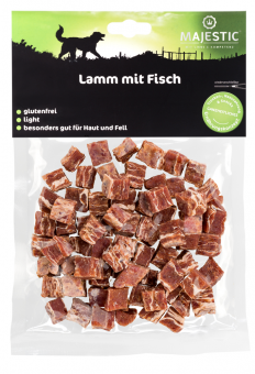 MAJESTIC Lamm mit Fisch für Hunde 150 g 