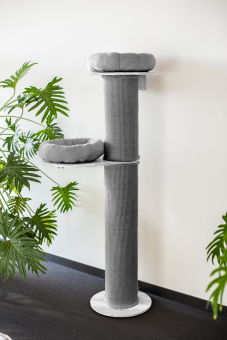 azoona Kratzbaum Minimus ca. 160 x 40 x 20 cm, grau 