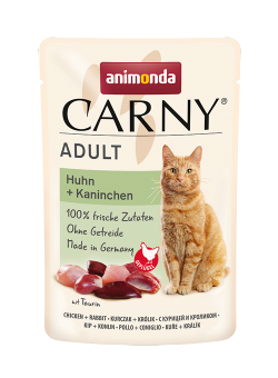 animonda CARNY Adult 12x85g mit Huhn und Kaninchen 