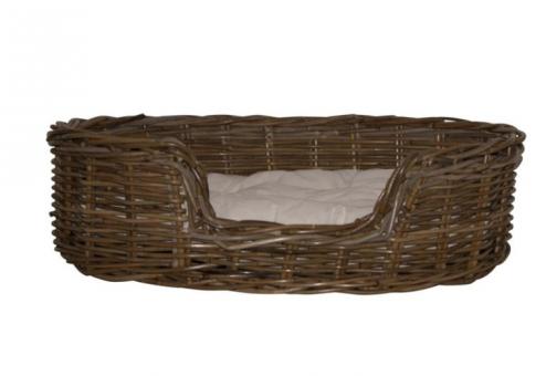 SILVIO DESIGN Heimtierbett Strolchi Gr. S ca. 43 x 62 x 18 cm, braun 