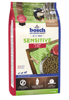 bosch SENSITIVE mit Lamm, Reis für Hunde 1 kg 