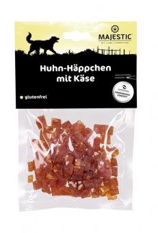 MAJESTIC Huhn-Häppchen mit Käse für Hunde 80 g 