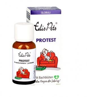 Edis Pets PROTEST mit Bachblüten für Katzen 20 g 