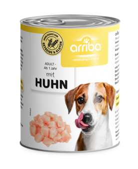 arriba mit Huhn für Hunde 6 x 800 g 