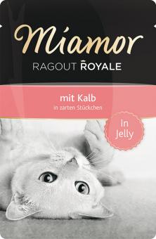 Miamor RAGOUT ROYALE mit Kalb für Katzen 22 x 100 g 