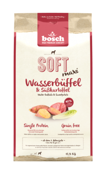 bosch SOFT mit Wasserbüffel, Süßkartoffel für Hunde 12,5 kg 
