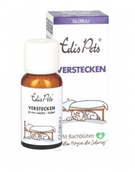 Edis Pets VERSTECKEN GLOBULI mit Bachblüten für Katzen 20 g 