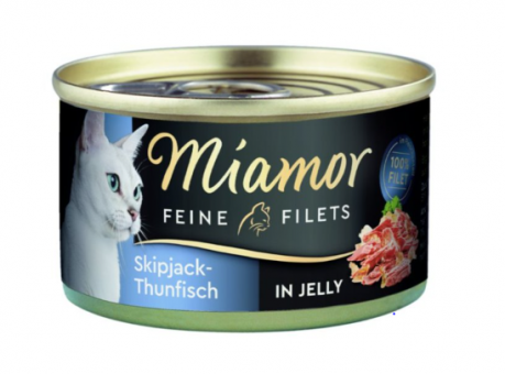 Miamor FEINE FILETS mit Skipjack-Thunfisch für Katzen 12 x 156 g 