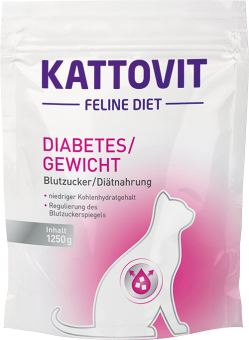 KATTOVIT Feline Diet Diabetes / Gewicht für Katzen 1,25 kg 