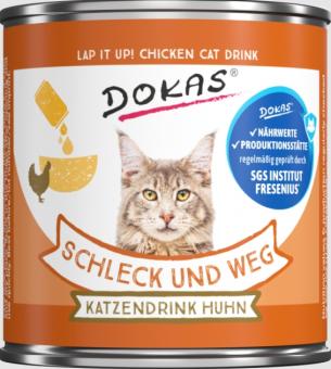 DOKAS SCHLECK UND WEG KATZENDRINK mit Huhn 18 x 100 g 