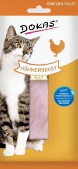 DOKAS Hühnerbrust Filet für Katzen 9 x 22 g 