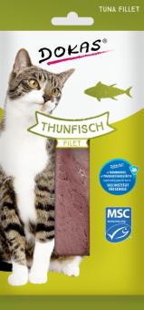 DOKAS Thunfisch Filet für Katzen 9 x 22 g 