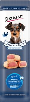 DOKAS Hühnchen-Rolle mit Ente für Hunde 32 x 10 g 