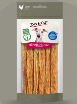 DOKAS mit Hühnerbrust in Streifen für Hunde 6 x 50 g 