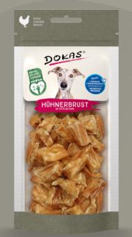 DOKAS mit Hühnerbrust in Stückchen für Hunde 6 x 50 g 