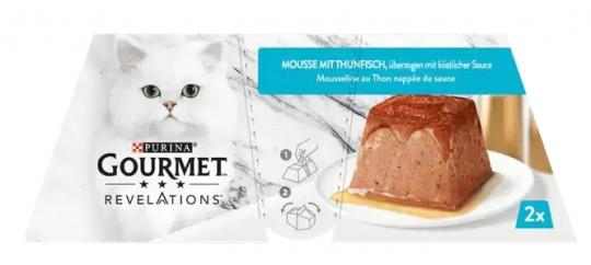 GOURMET REVELATIONS Mousse mit Thunfisch für Katzen 2 x 57g 