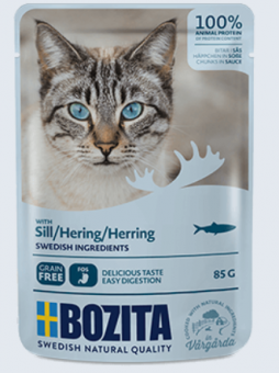 BOZITA mit Hering für Katzen 12 x 85 g 