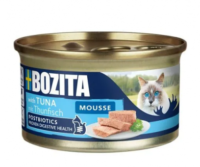 BOZITA Mousse mit Thunfisch für Katzen 12 x 85 g 