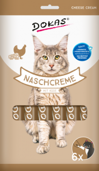DOKAS  Naschcreme mit Käse für Katzen 12 x 90 g 