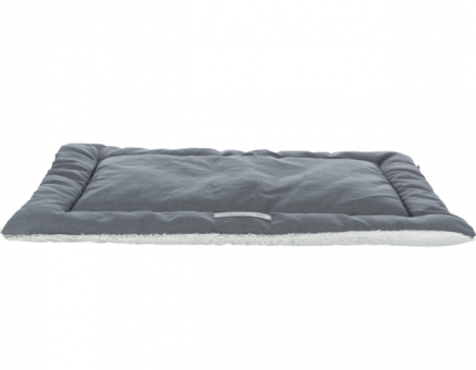 TRIXIE Farello Liegematte für Hunde 60 x 50 cm, weiß / grau 