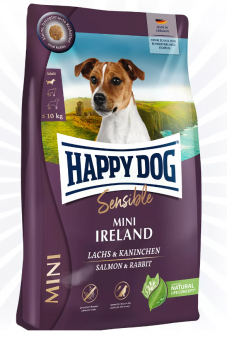 HAPPY DOG Sensible Mini Ireland mit Lachs, Kaninchen 4 kg 