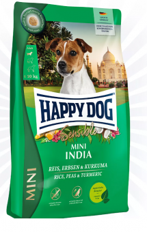 HAPPY DOG Sensible MINI INDIA mit Reis, Erbsen 300 g 