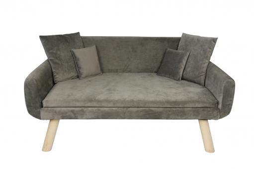 SILVIO DESIGN Hundesofa Nando 68x55x24cm in taupe 