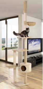 SILVIO DESING Kletterbaum Lucy ca. 260 x 40 x 40 cm, beige 