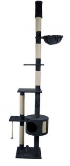 SILVIO DESIGN Kletterbaum Lucy ca. 40 x 40 x 240-260 cm, blau-weiß 