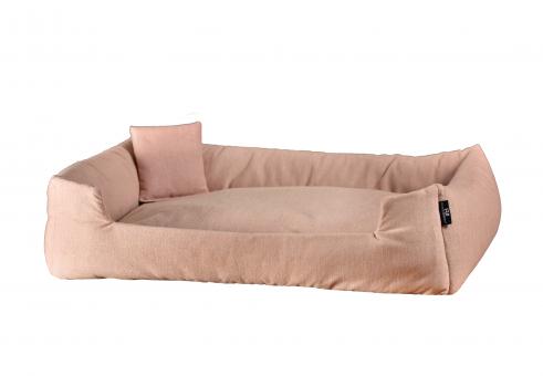 ROHRSCHNEIDER Kuschelsofa recycelt für Hunde Gr. ca. 65 x 90 x 22 cm, rosa 