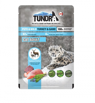 TUNDRA mit Pute, Wild für Katzen 16 x 85 g 