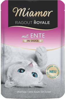 Miamor RAGOUT ROYALE mit Ente für Katzen 22 x 100 g 