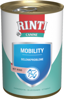 RINTI CANINE MOBILITY mit Rind für Hunde 12 x 400 g 