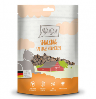 MjAMjAM SNACKBAG mit Hühnchen f+r Katzen 125 g 
