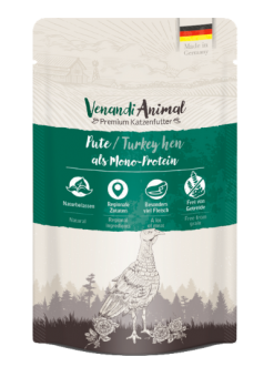 Venandi Animal mit Pute als Monoprotein für Katzen 12 x 125 g 