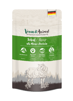Venandi Animal mit Schaf als Monoprotein für Katzen 12 x 125 g 