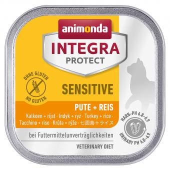 animonda INTEGRA PROTECT Sensitive mit Pute, Reis für Katzen 16 x 100 g 