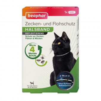 beaphar Zecken- und Flohschutz Halsband für Katzen 