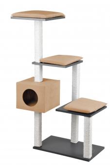 SILVIO DESIGN Stufenboy Cosy ca. 36 x 80 x 126 cm, anthrazit-creme 