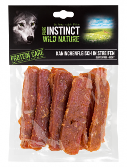PURE INSTINCT Kaninchenfleisch in Streifen für Hunde 150 g 
