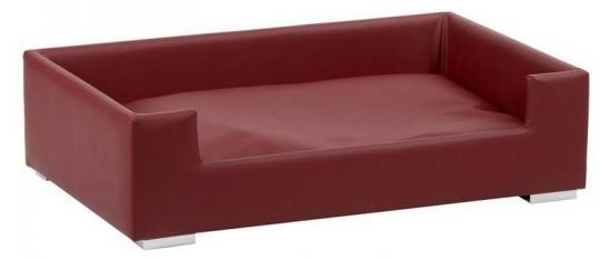 SILVIO DESIGN Hundesofa Candy ca. 57 x 91 x 25 cm, bordeaux 