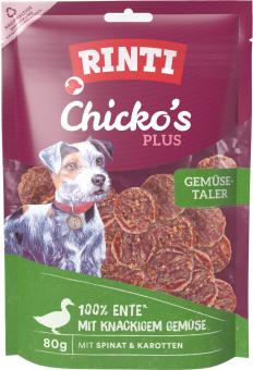 RINTI Chicko Plus Gemüsetaler mit Ente für Hunde 80 g 