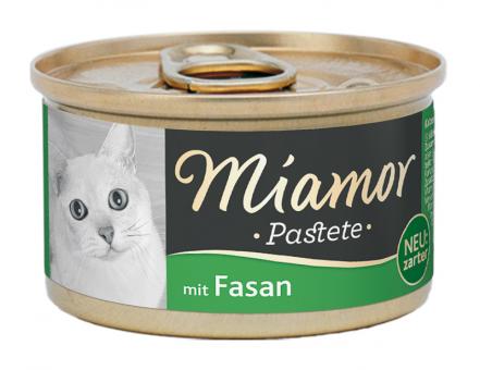 Miamor Pastete mit Fasan für Katzen 12 x 85 g 