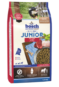 bosch JUNIOR mit Lamm, Reis 1 kg 