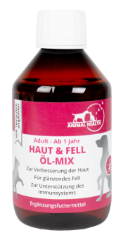 ANIMAL HEALTH Haut & Fell Öl-Mix für Hunde und Katzen 250 ml 