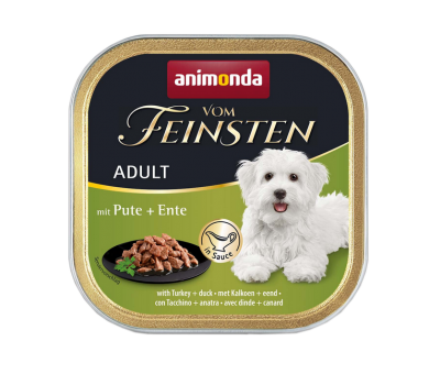 animonda VOM FEINSTEN mit Pute, Ente für Hunde 22 x 150 g 