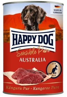 HAPPY DOG Sensible Pure mit Känguru pur 6 x 400 g 